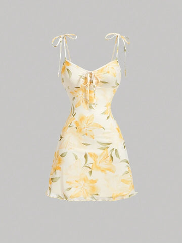 YELLOW LILY DRESS