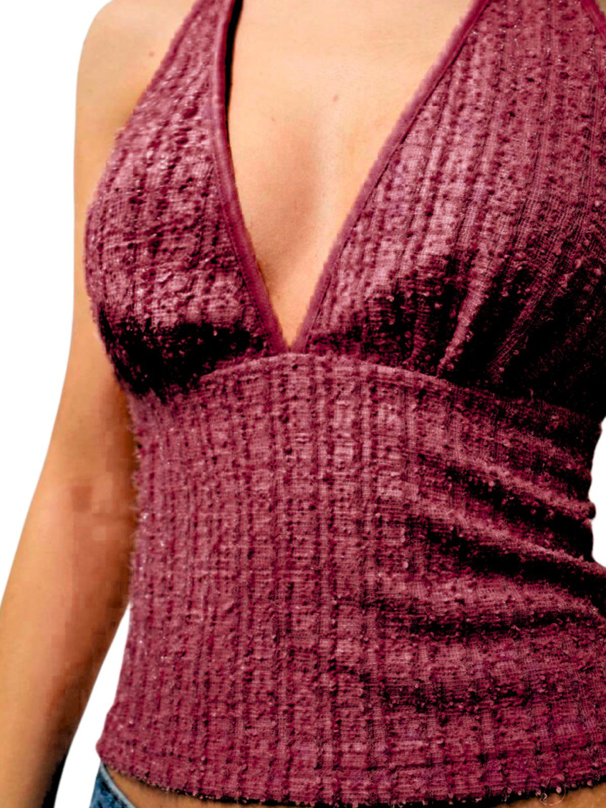 MAROON BOW TOP