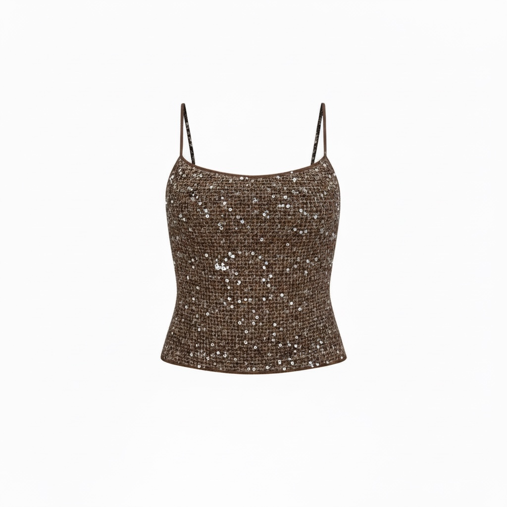 TARA TOP- Khaki brown (pre order)