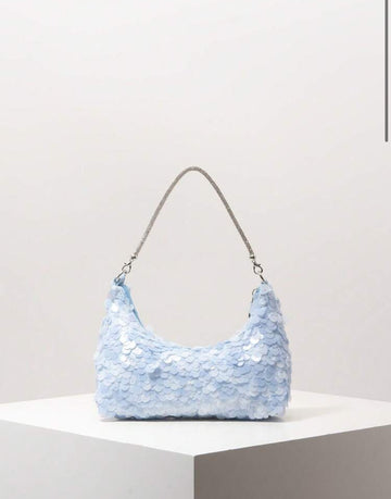 BLUE BLING BAG