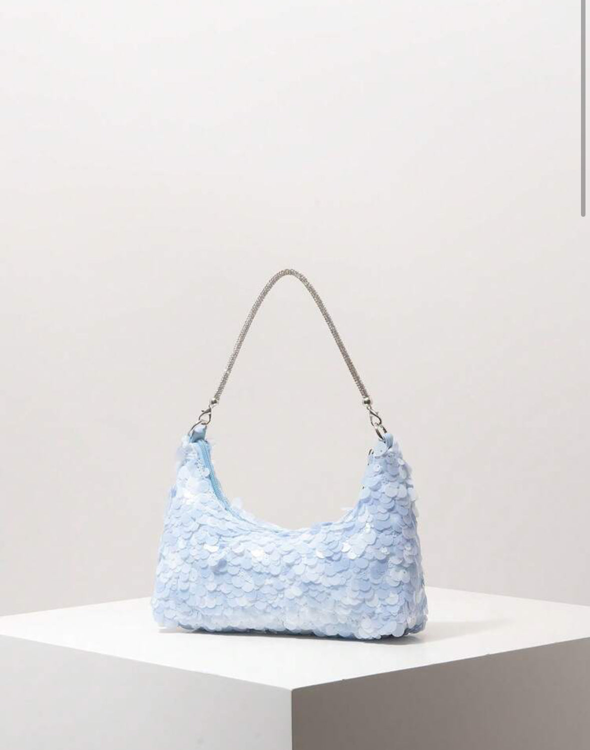 BLUE BLING BAG