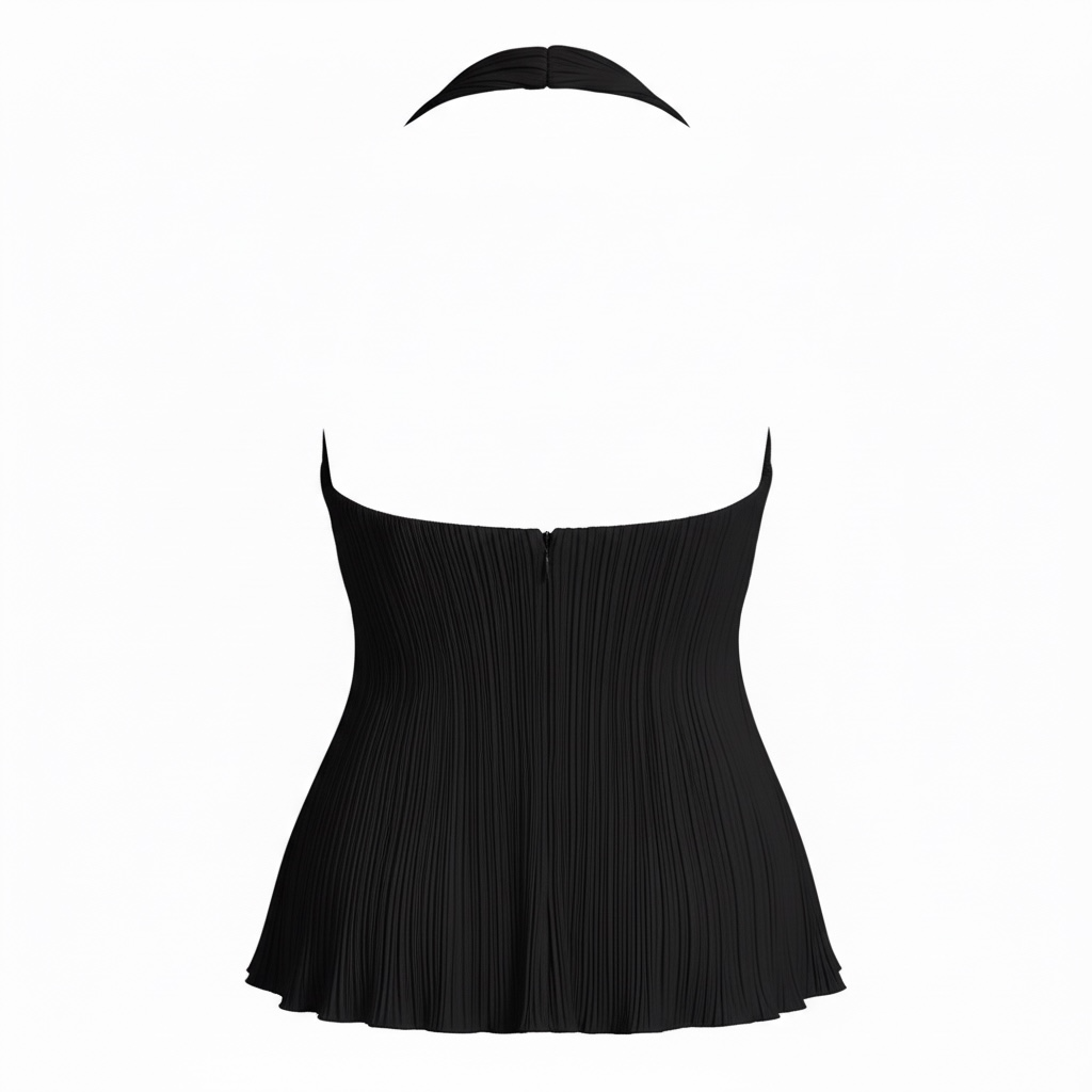 CRUSH TOP in Black