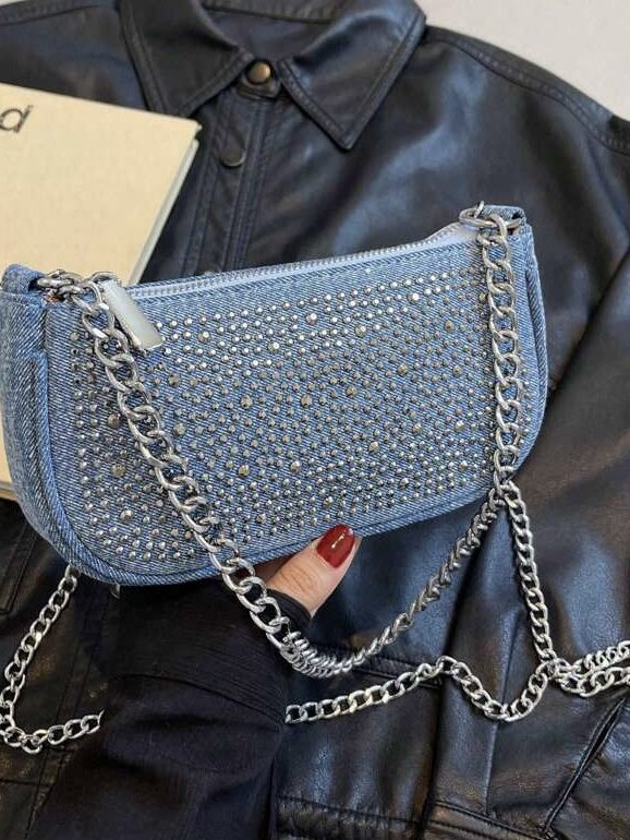 JEAN BAG- Medium Wash