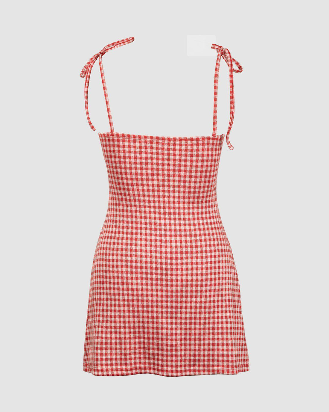 RED GINGHAM DRESS