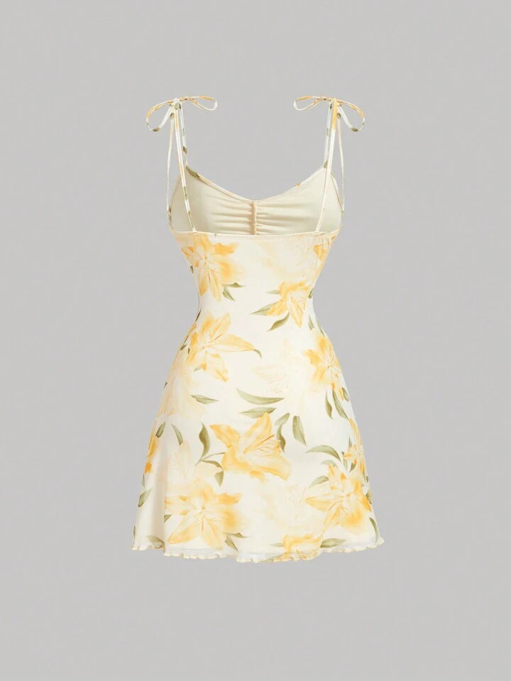 YELLOW LILY DRESS