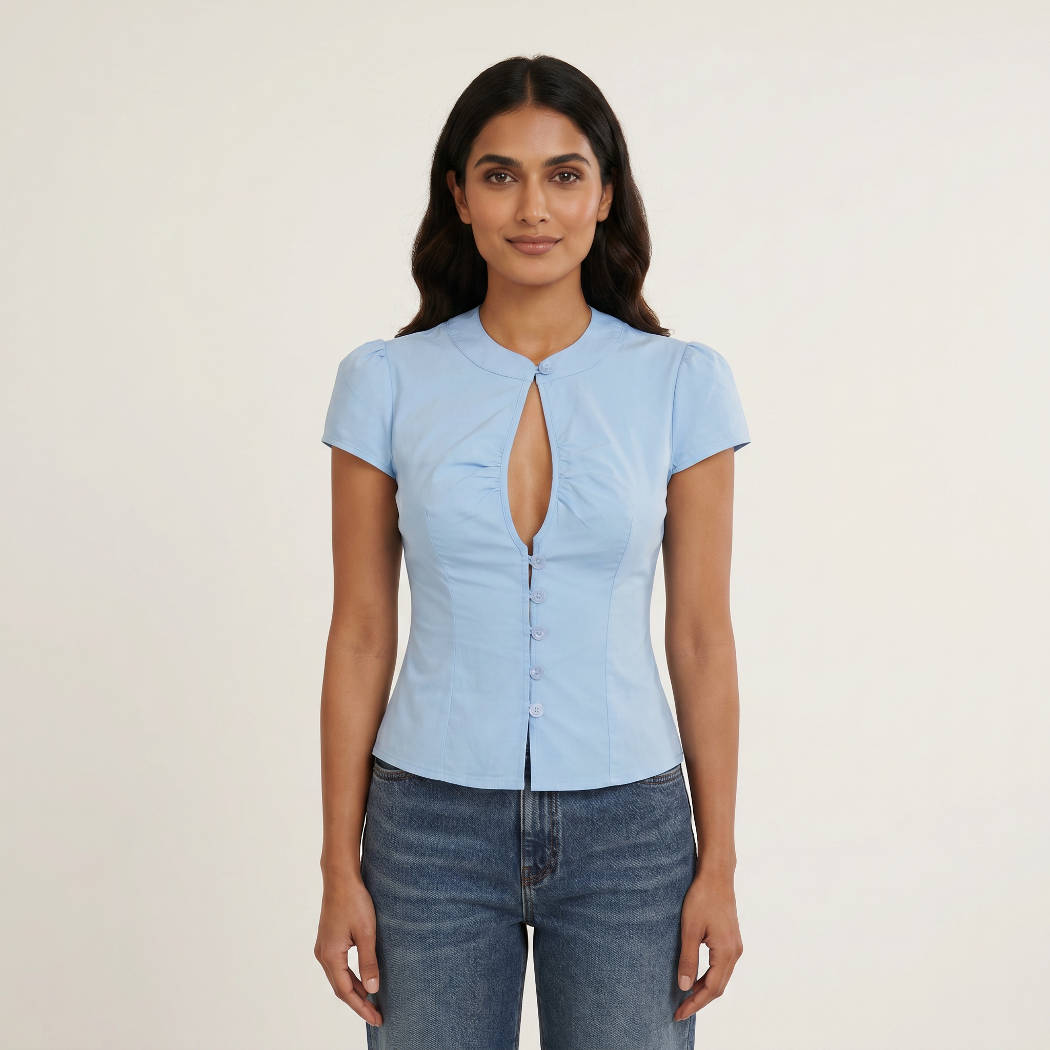 KELLY TOP (Blue) ♡