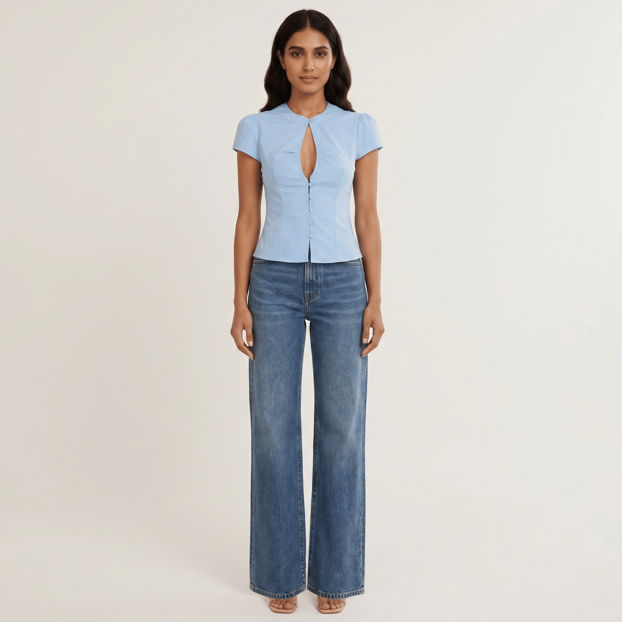 KELLY TOP (Blue) ♡