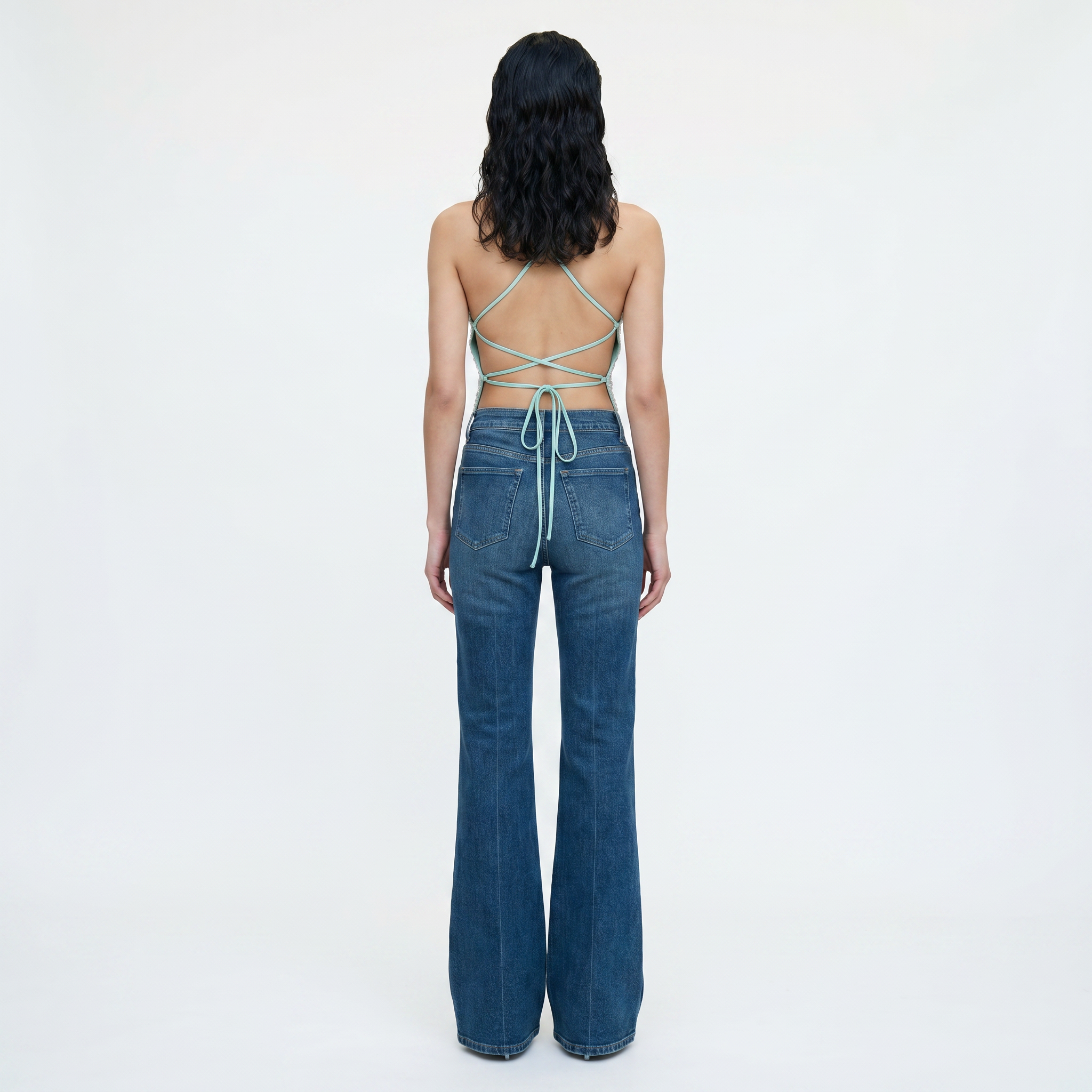TARA TOP- Turquoise